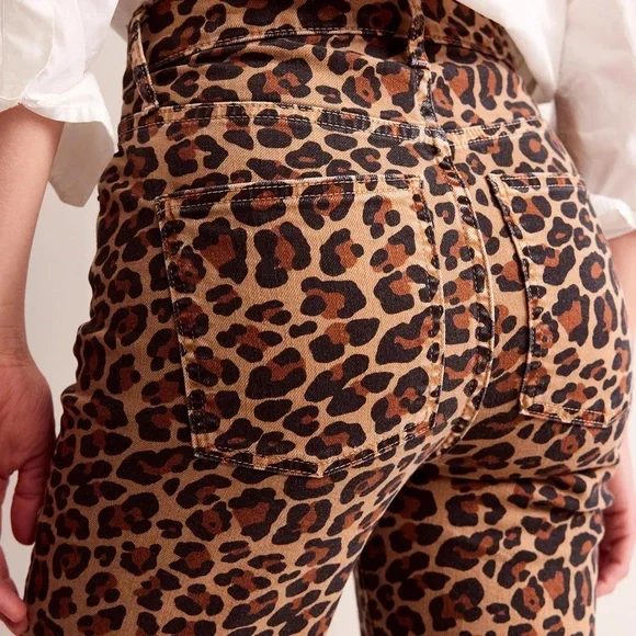 BODEN Leopard slim jeans - Picture 3 of 3